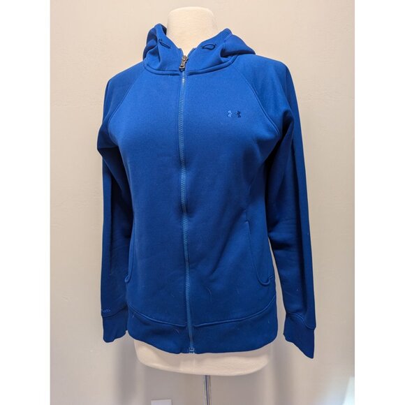 Under Armour Womens Medium Full Zip Hooded Athleisure Sweater - Picture 1 of 4